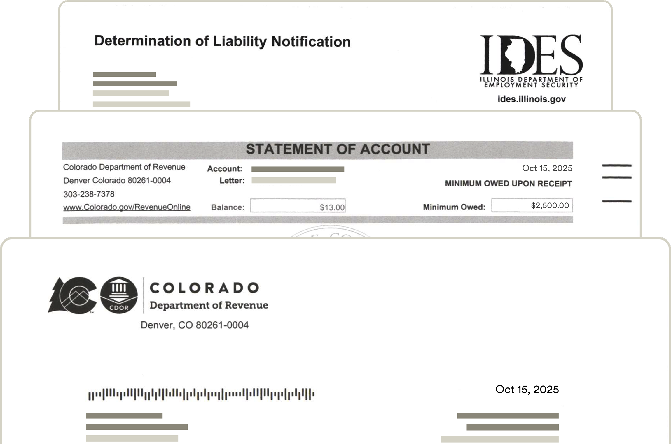 Manage and resolve notices from payroll agencies